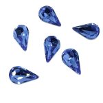 Goccia cristallo 
6 pezzi
Misura 10x6mm
Colore Sapphire
Articolo 261